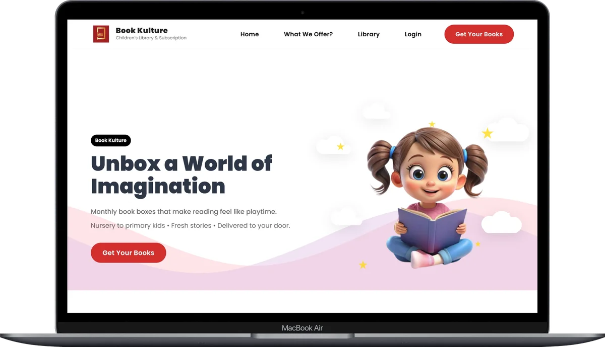 BookKulture children’s library website